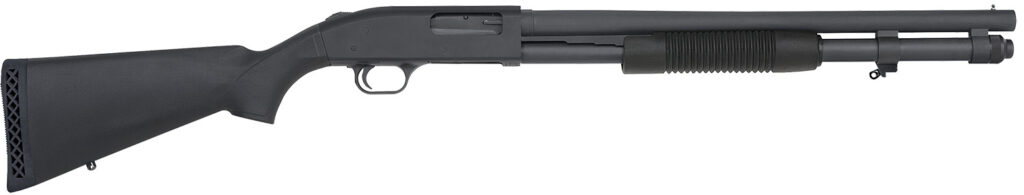 Mossberg 590A1 Tactical, 12 Gauge Pump-Action Shotgun, 20", Bead Sight, Parkerized/Black Synthetic, 8-Round