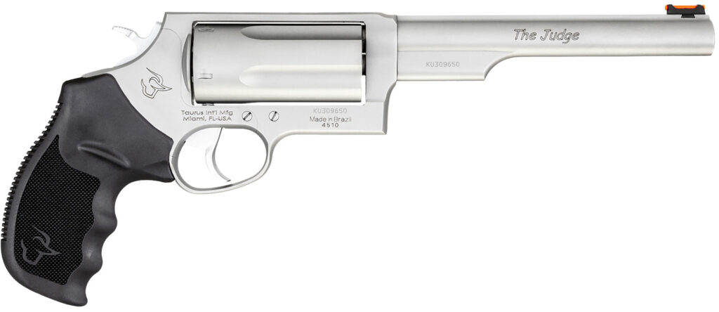 Taurus Judge Magnum, .45 Colt/.410 Bore Revolver, 6.5" Barrel, Stainless Steel, 5-Round
