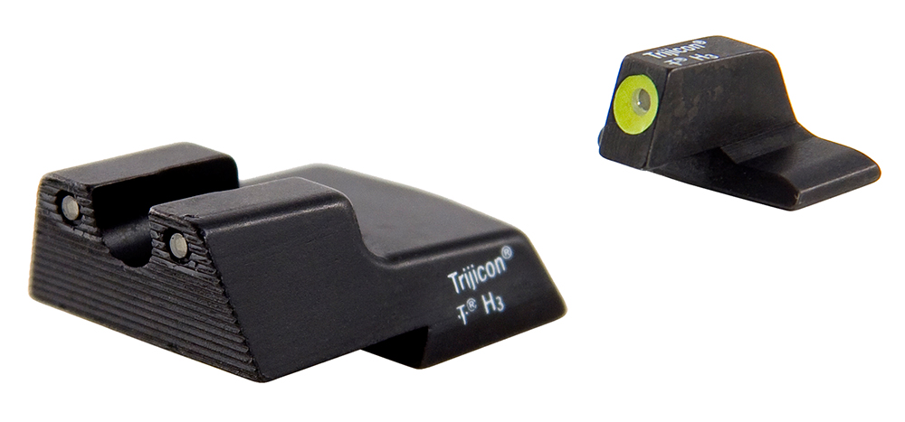 Trijicon HD Night Sight Set for H&K P30/HK45C/VP9, Yellow Front Outline