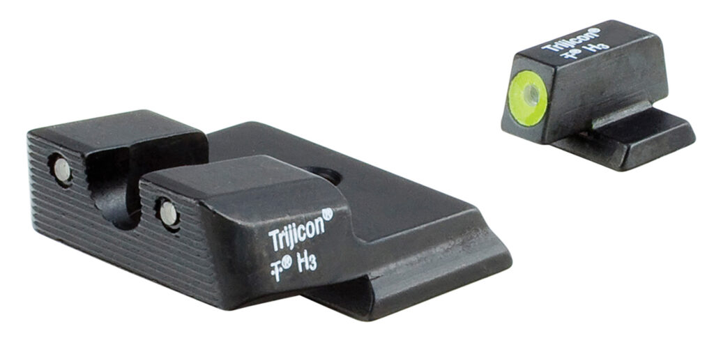 Trijicon HD Night Sight Set for Smith & Wesson M&P Shield, Yellow Front Outline