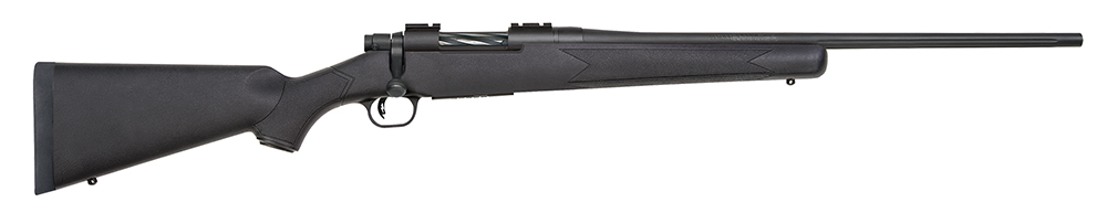 Mossberg Patriot, .243 Win Bolt-Action Rifle, 22", Matte Blue/Black Synthetic, 5+1