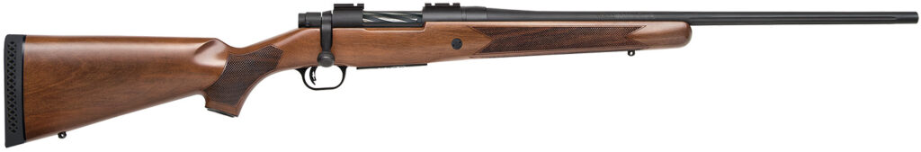 Mossberg Patriot, .22-250 Rem Bolt-Action Rifle, 22", Blued/Walnut, 5+1