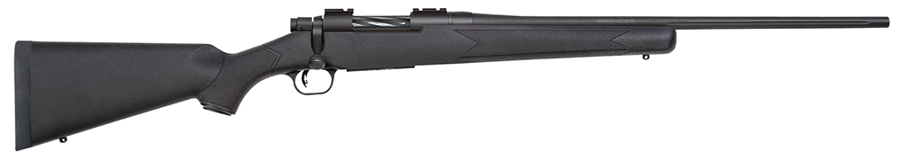 Mossberg Patriot, .22-250 Rem Bolt-Action Rifle, 22", Matte Blue/Black Synthetic, 5+1