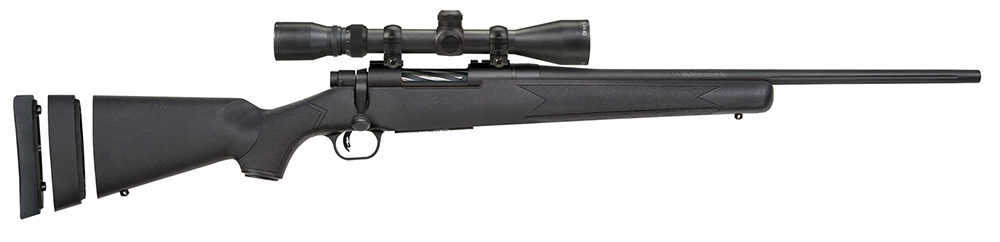 Mossberg Patriot Super Bantam Scoped Combo, .308 Win Bolt-Action Rifle, 20", Matte Blue/Black Synthetic, 5+1