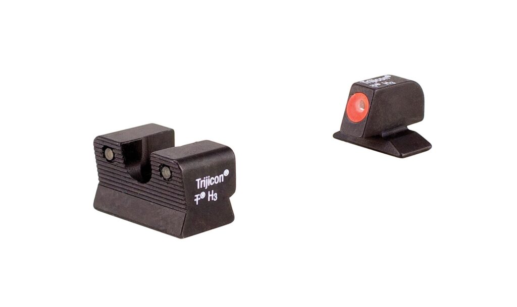 Trijicon HD Night Sight Set for Beretta 92A1/96A1, Orange Front Outline