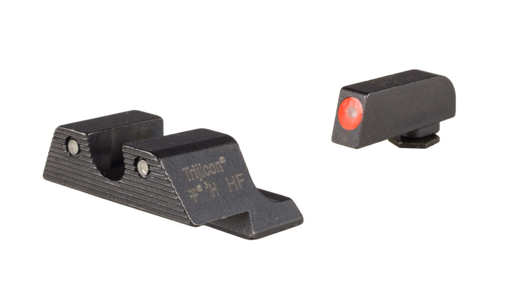 Trijicon HD Night Sight Set for Standard-Frame Glock, Non-MOS, Orange Front Outline