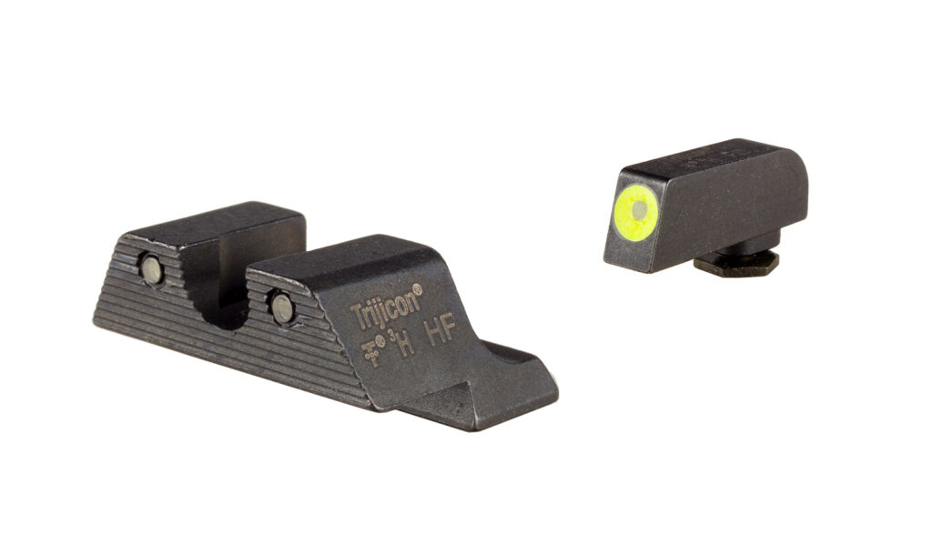 Trijicon HD Night Sight Set for Glock 42/43/43X/48, Non-MOS, Yellow Front Outline