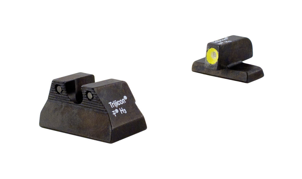 Trijicon HD Night Sight Set for H&K USP Compact, Yellow Front Outline