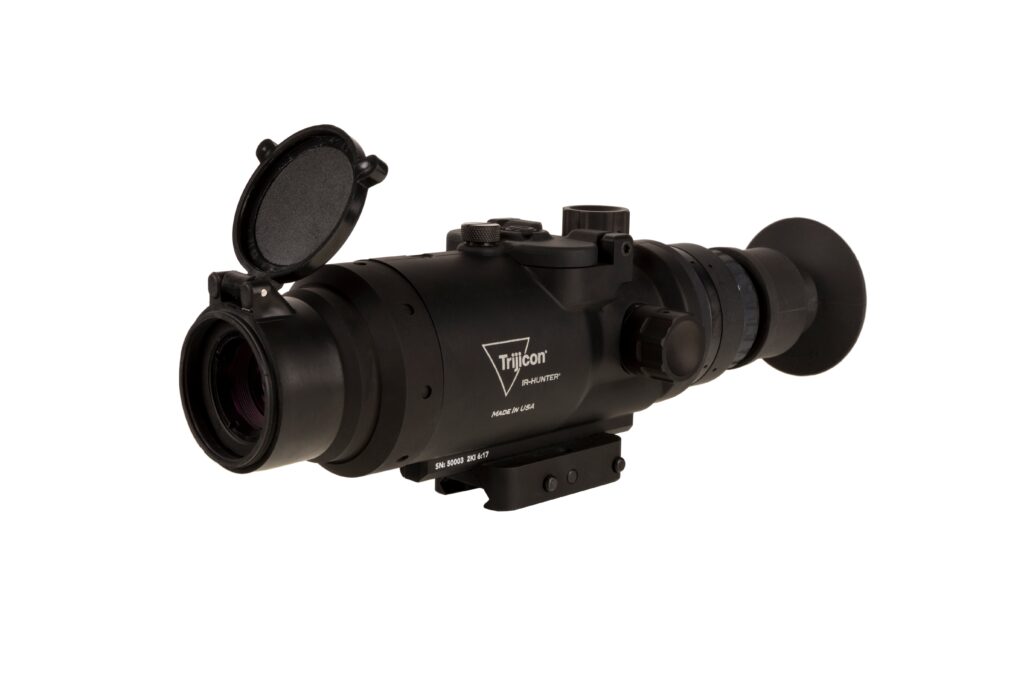 Trijicon IR-HUNTER Type 2 24mm thermal riflescope, 640x480, black, with lens cover open
