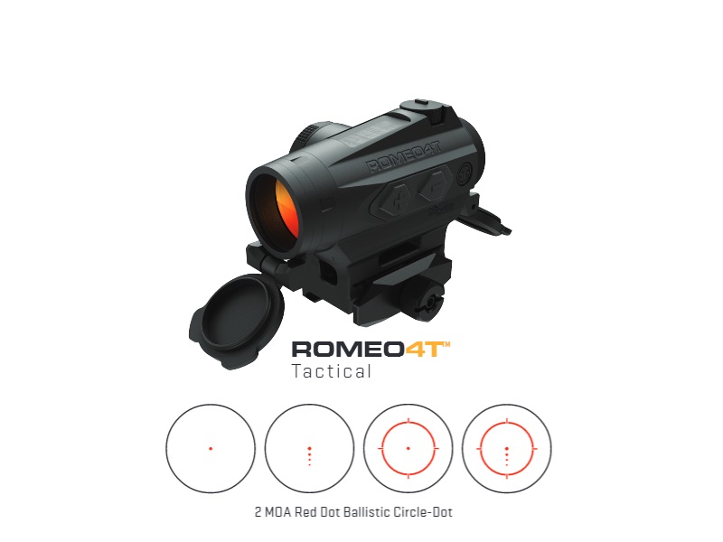 sig romeo 4t 1x20 ballistic circle dot red dot sight