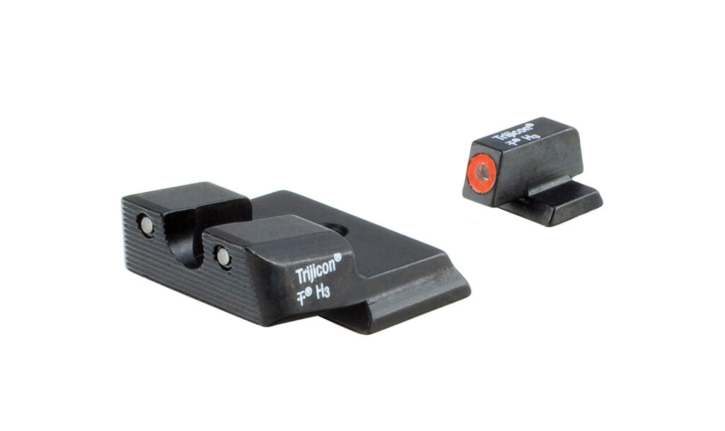 Trijicon HD Night Sight Set for Smith & Wesson M&P Shield, Orange Front Outline