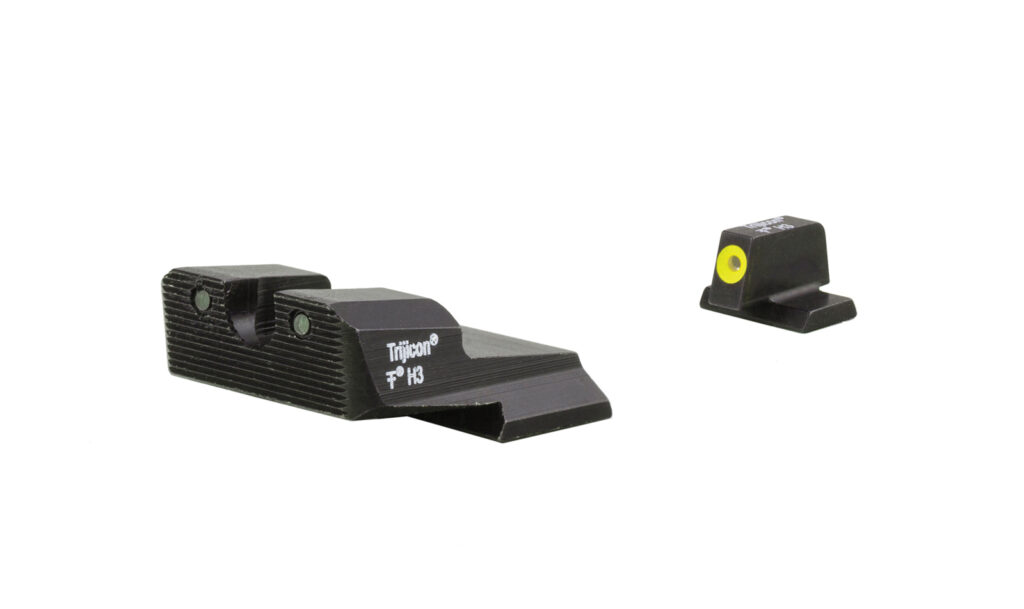 Trijicon HD XR Night Sight Set for Smith & Wesson M&P/SD9 VE/SD40 VE, Yellow Front Outline