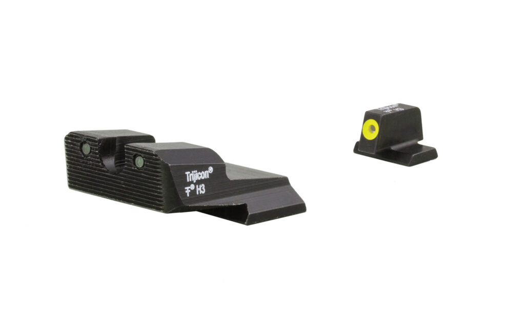 Trijicon HD XR Night Sight Set for Smith & Wesson M&P Shield, Yellow Front Outline