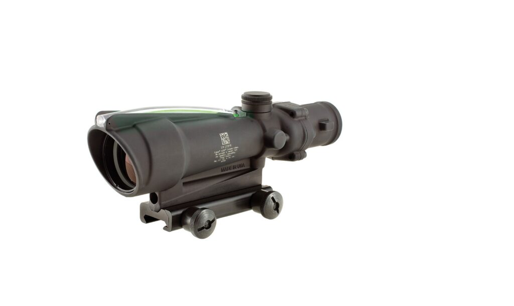 Trijicon ACOG TA11J-308G 3.5×35 Riflescope, Green .308 Crosshair Reticle, TA51 Mount, Black