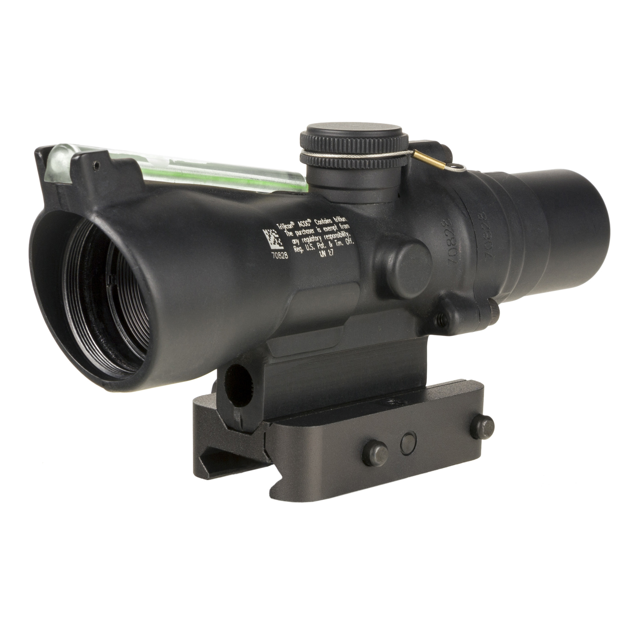Trijicon Compact ACOG 2x20 Riflescope, Green Crosshair Reticle, Q-LOC Mount, Black