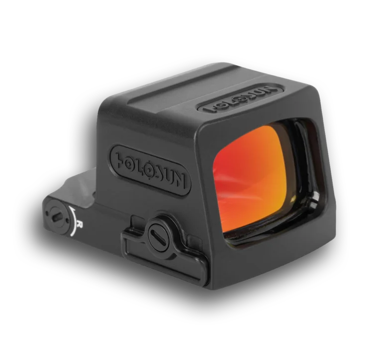 Holosun red vs green vs gold comparison: EPS red-dot model