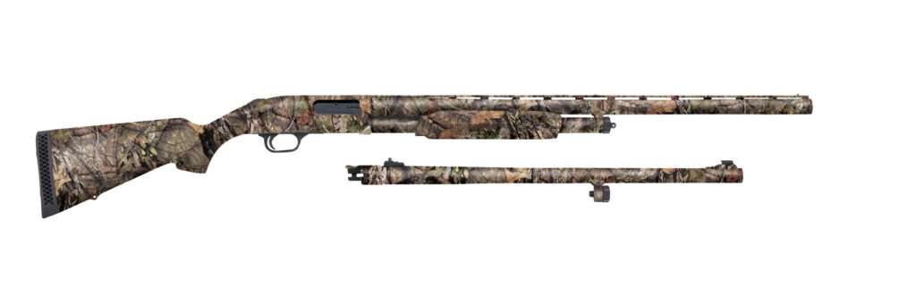 Mossberg 500 Field/Deer Combo, 12 Gauge Pump-Action Shotgun, 28"/24", Mossy Oak Break-Up Camo, 5-Round