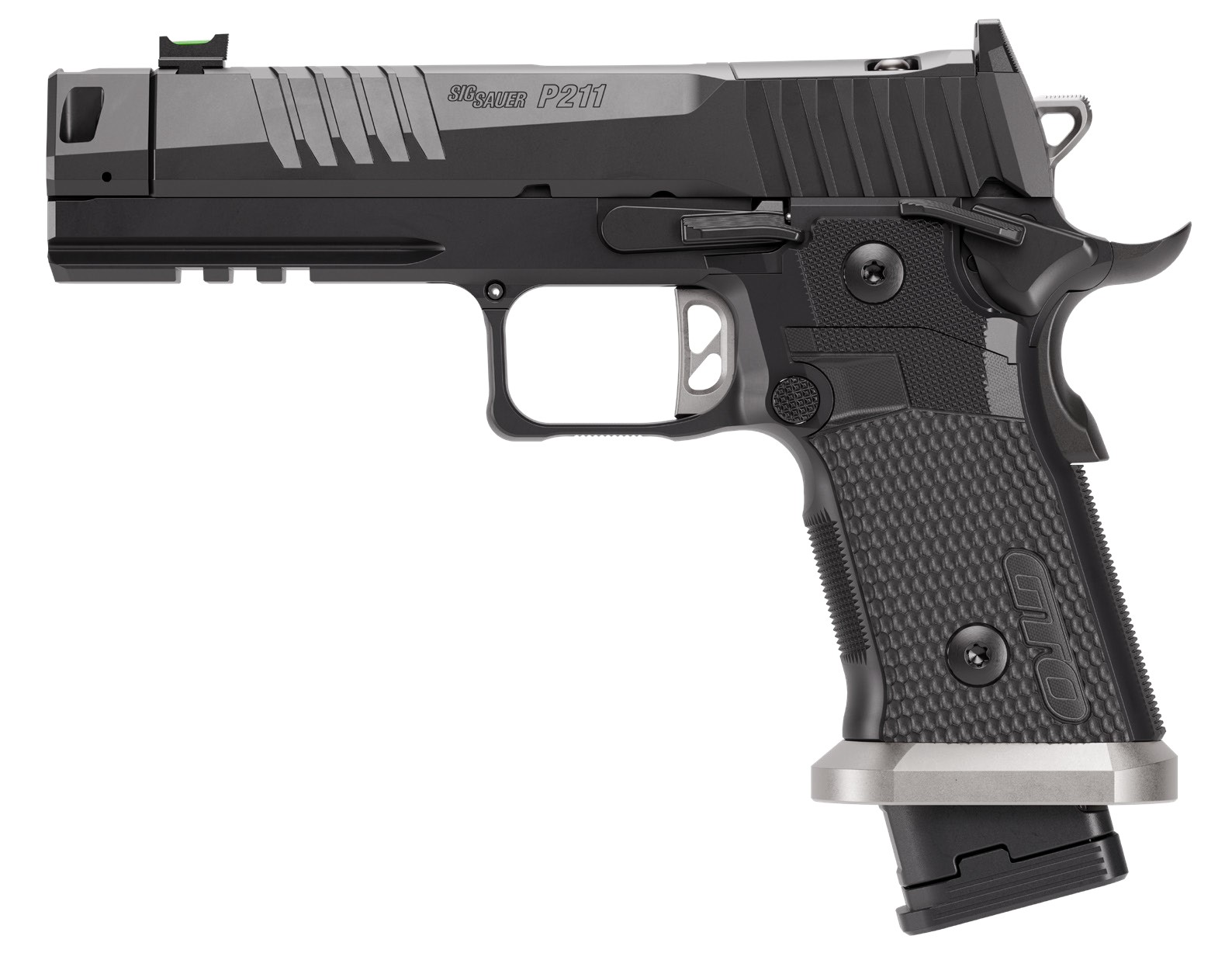 sig p211 gto 9mm compensated pistol