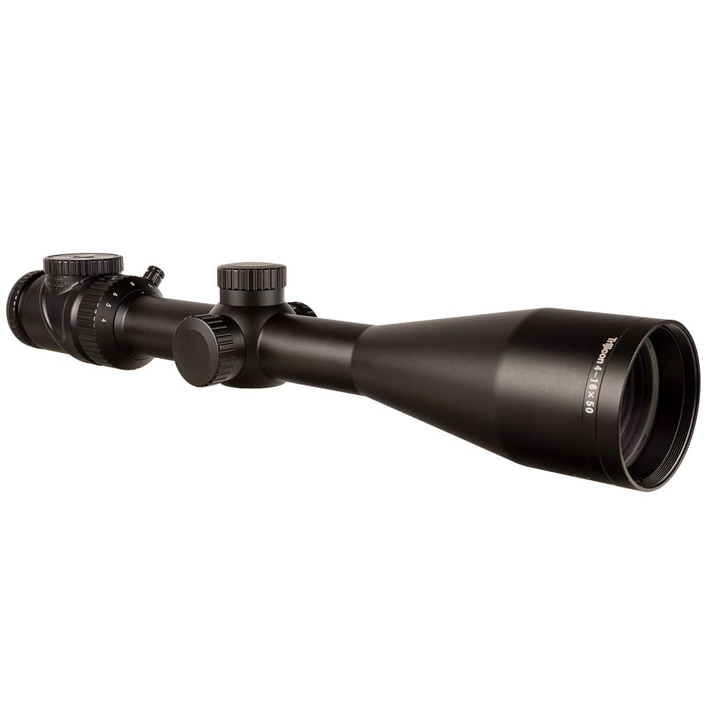 Trijicon AccuPoint 4-16×50 Riflescope, Duplex Reticle, Green Dot, Satin Black - scope exterior view