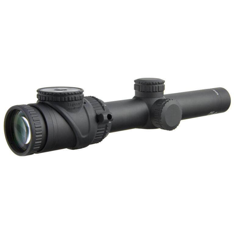 Trijicon AccuPoint TR25 1-6x24 scope with its fiber-optic illumination collector