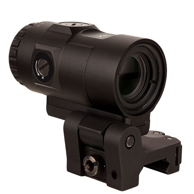 Trijicon 3x Magnifier with Quick-Release Flip-to-Side Mount, Black