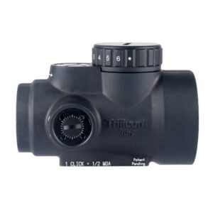 Trijicon MRO SD red dot sight without a mount, compared with the MRO HD