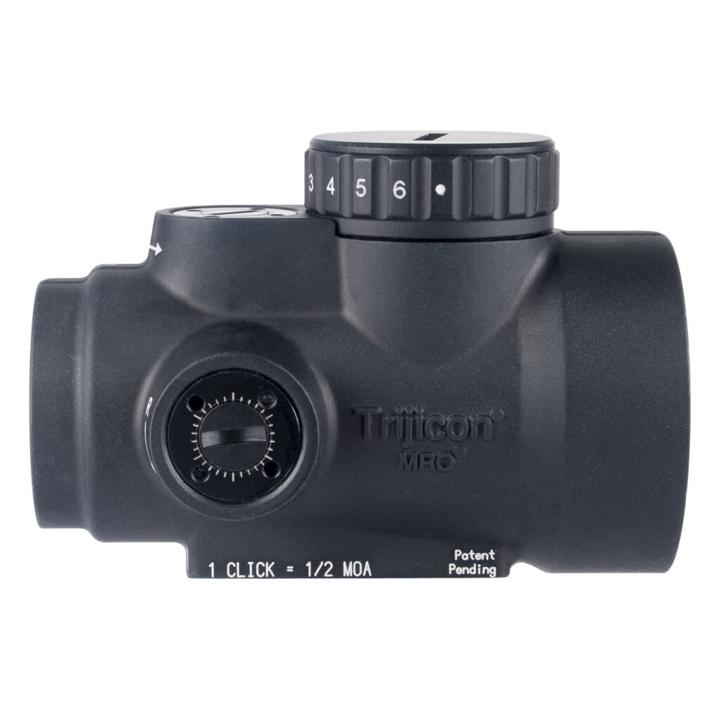 Trijicon MRO SD 1×25 2 MOA Green Dot Sight, No Mount, Black
