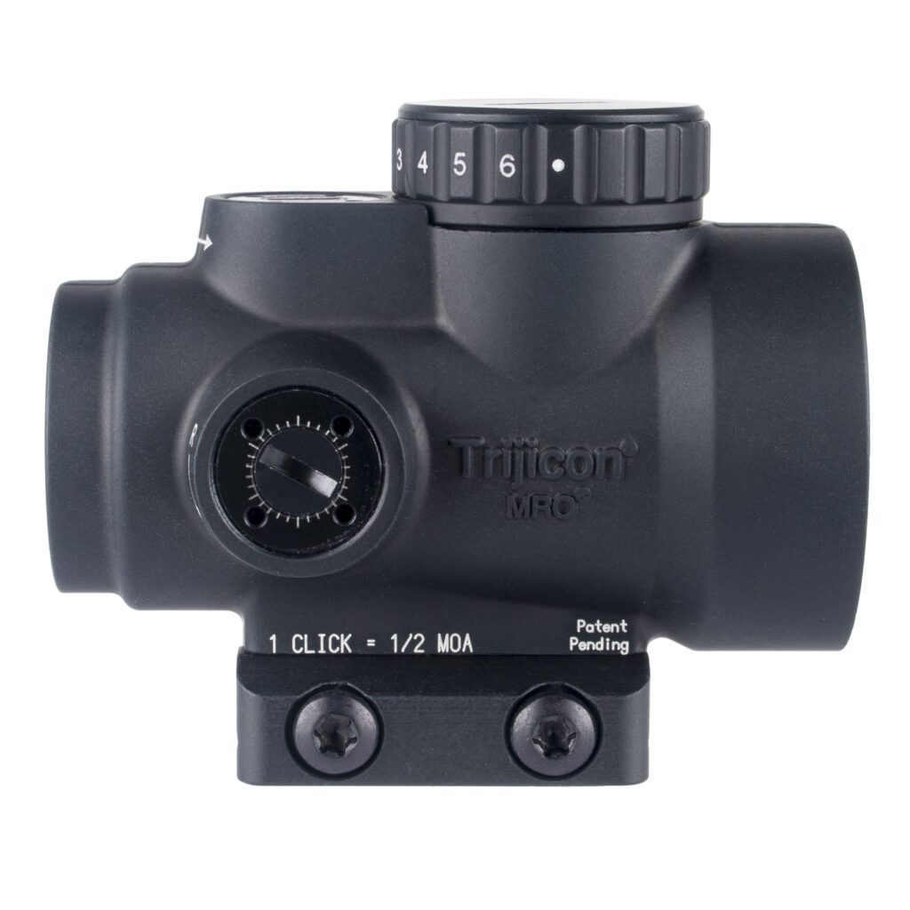 Trijicon MRO SD 1×25 2 MOA Green Dot Sight, Low Mount, Black