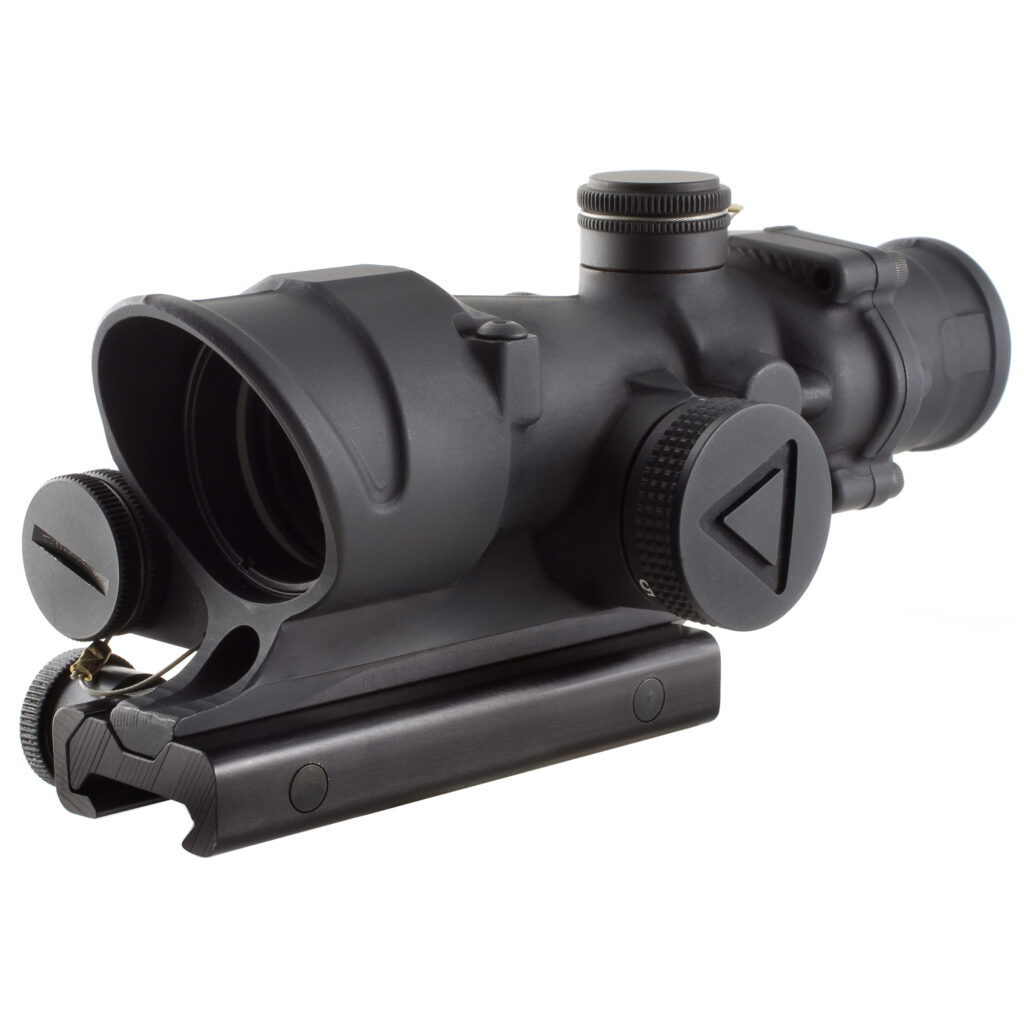 Trijicon ACOG TA02 4×32 LED Riflescope, Red .223 Crosshair Reticle, TA51 Mount, Black