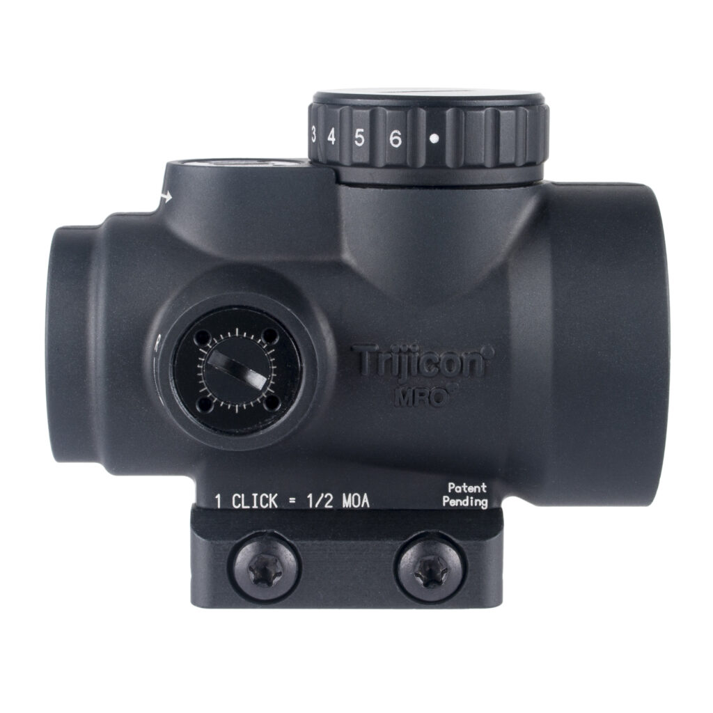 Trijicon MRO SD 1×25 2 MOA Red Dot Sight, Low Mount, Black