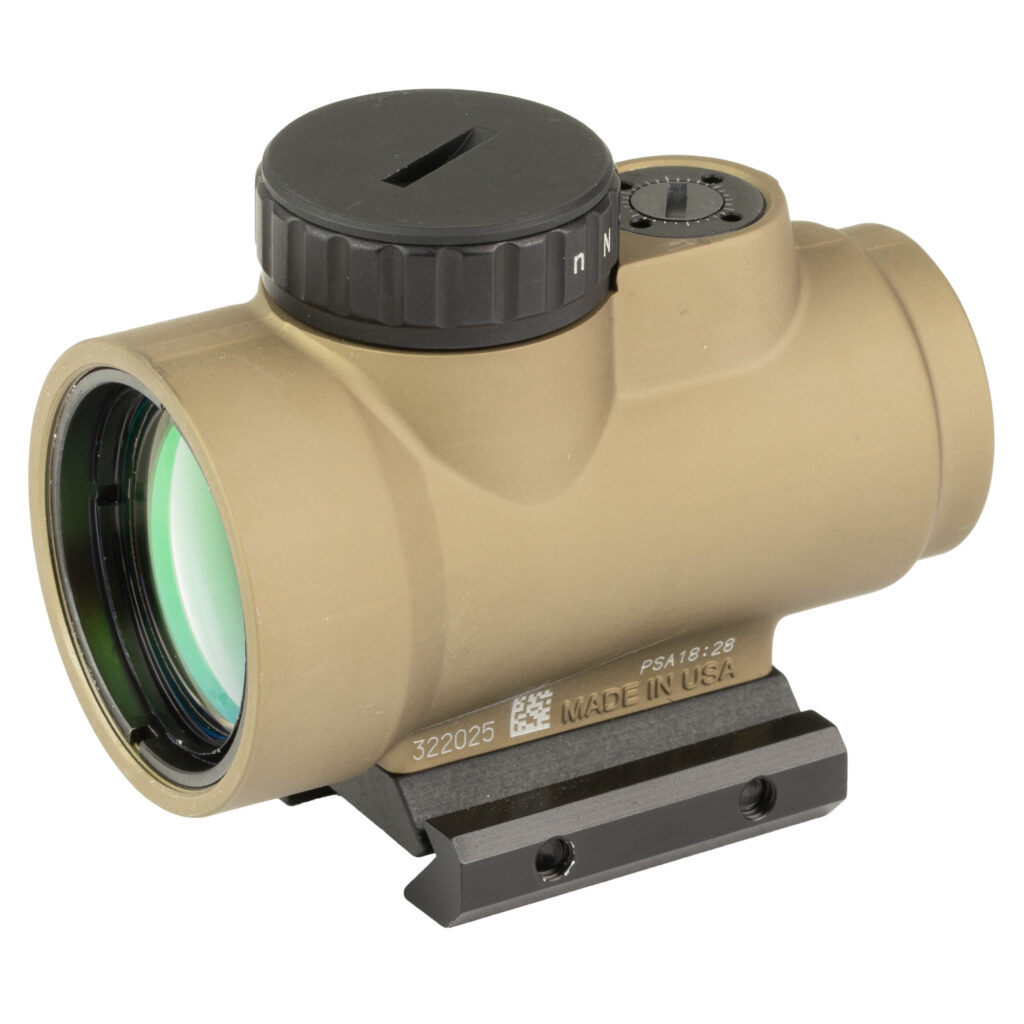 Trijicon MRO SD 1×25 2 MOA Red Dot Sight, Low Mount, Coyote Brown