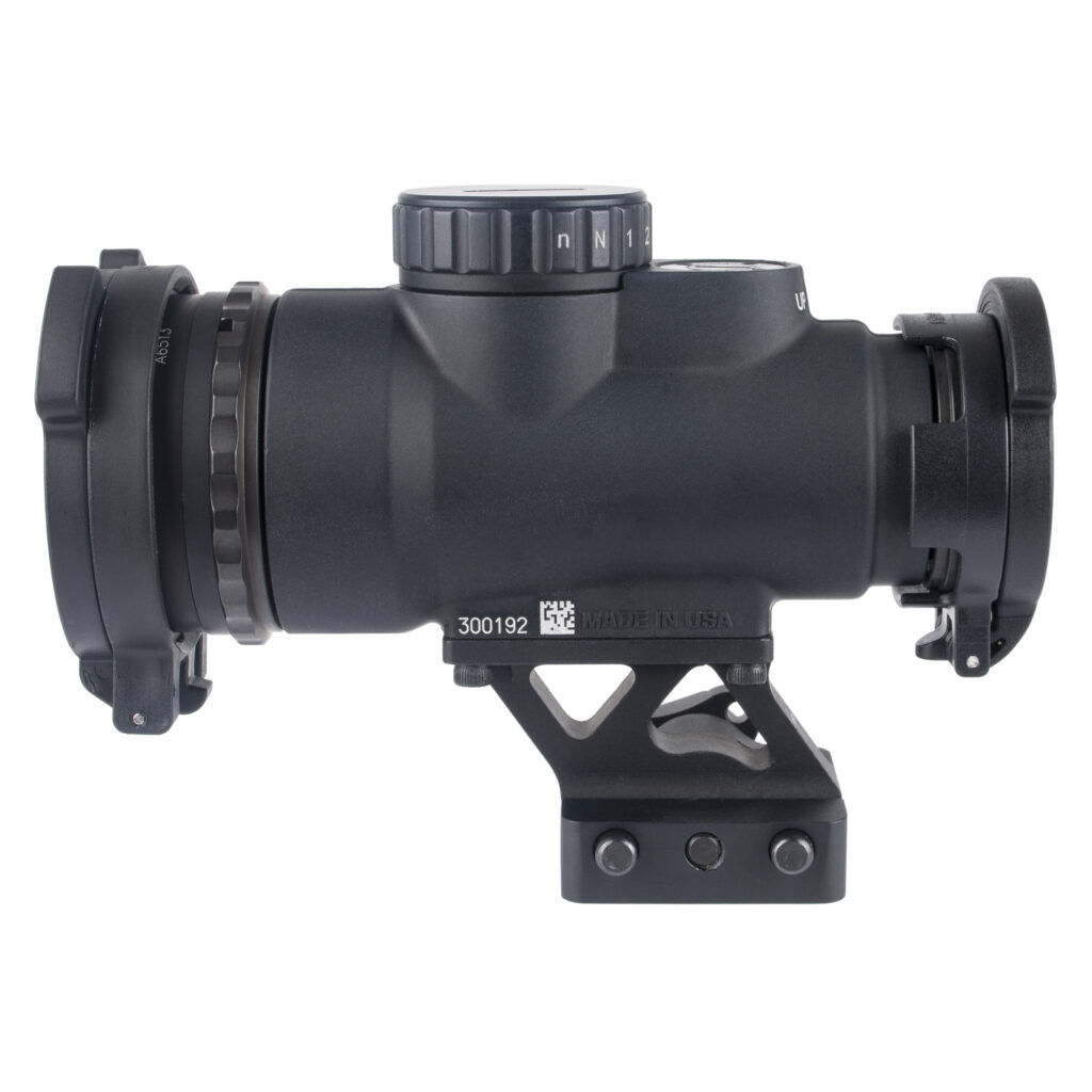 Trijicon MRO SD Patrol 1×25 2 MOA Red Dot Sight, Lower 1/3 Co-Witness Q-LOC Mount, Black