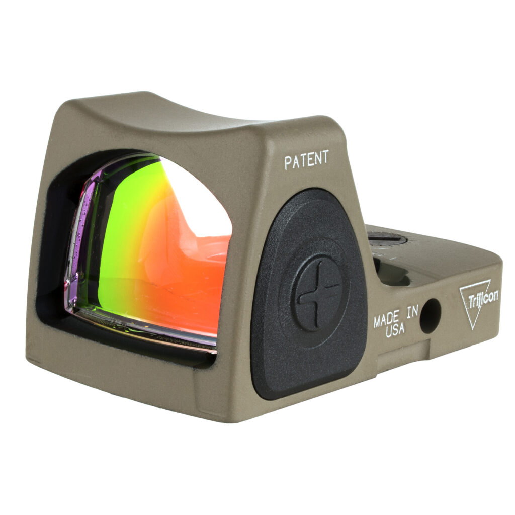 Trijicon Dual Defense RMR Type 2 Kit for SIG M17/M18, 3.25 MOA Red Dot, Non-Tritium Iron Sights, Flat Dark Earth