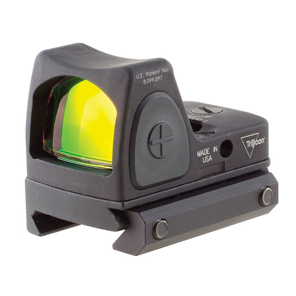 Trijicon RMR Type 2 1 MOA Red Dot Reflex Sight, Adjustable LED, RM33 Low Mount, Black