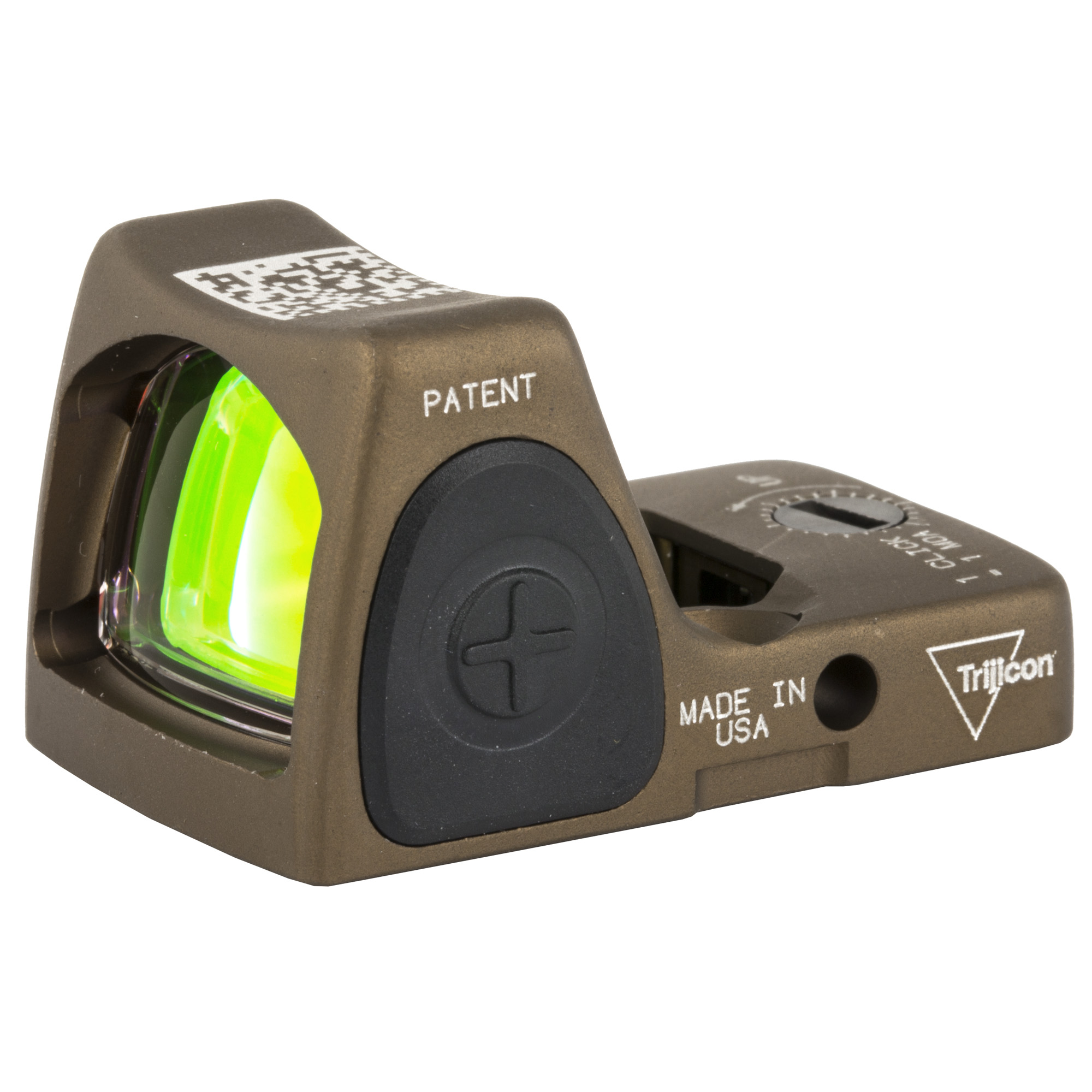 Trijicon RMR Type 2 HRS 3.25 MOA Red Dot Reflex Sight, Adjustable LED, Coyote Brown