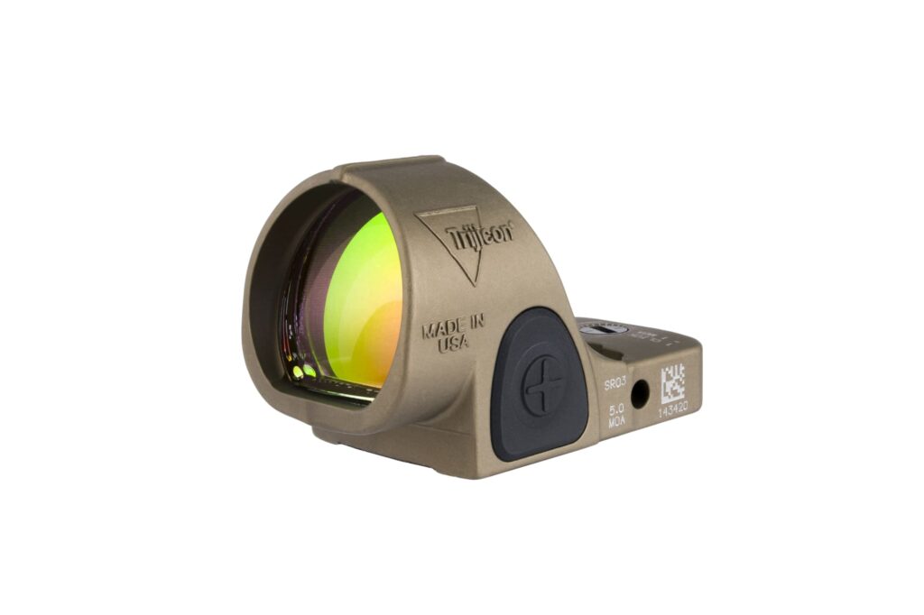 Trijicon SRO 5 MOA Red Dot Reflex Sight, Coyote Brown