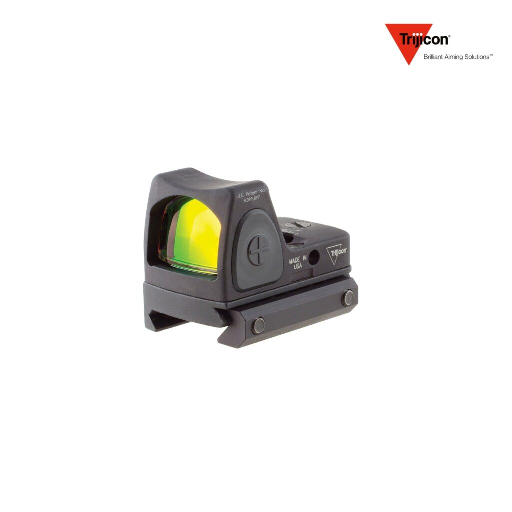 Trijicon RMR Type 2 3.25 MOA Red Dot Reflex Sight, Adjustable LED, RM33 Low Mount, Black
