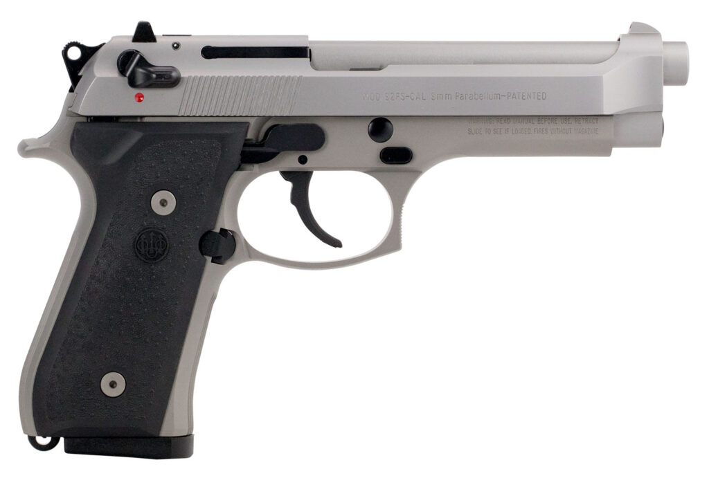 Beretta 92 Inox, 9mm Luger Pistol, 4.9" Barrel, Inox, CA Compliant, 10+1 Capacity