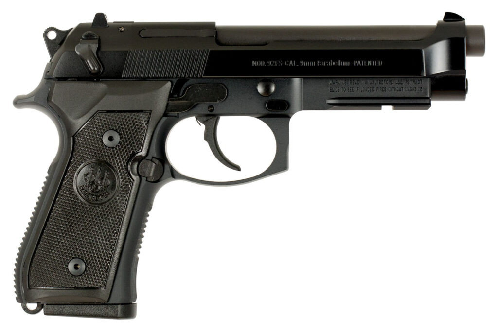 Beretta M9A1, 9mm Luger Pistol, 4.9" Barrel, Black Cerakote, CA Compliant, 10+1 Capacity