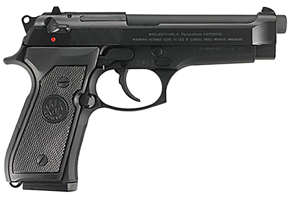 Beretta 92, 9mm Luger Pistol, 4.9" Barrel, Black Bruniton, 15+1 Capacity