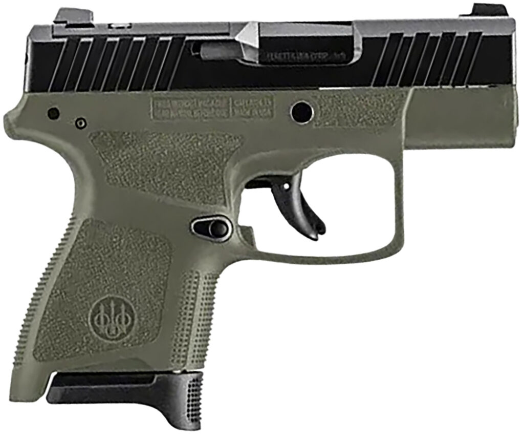 Beretta APX A1 Carry, 9mm Luger Pistol, 3" Barrel, OD Green, 8+1 Capacity
