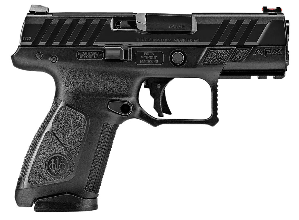 Beretta APX A1, 9mm Luger Pistol, 3.7" Barrel, Black, Optics Ready, 15+1 Capacity
