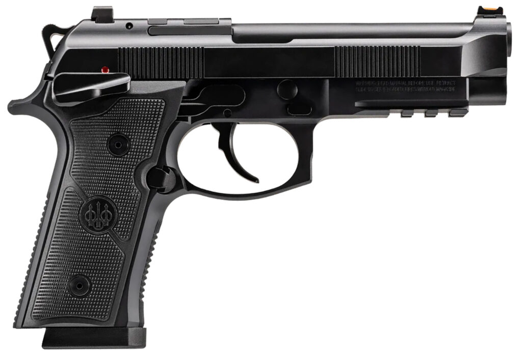 Beretta 92GTS, 9mm Luger Pistol, 4.7" Barrel, Black Anodized, Optics Ready, 10+1 Capacity