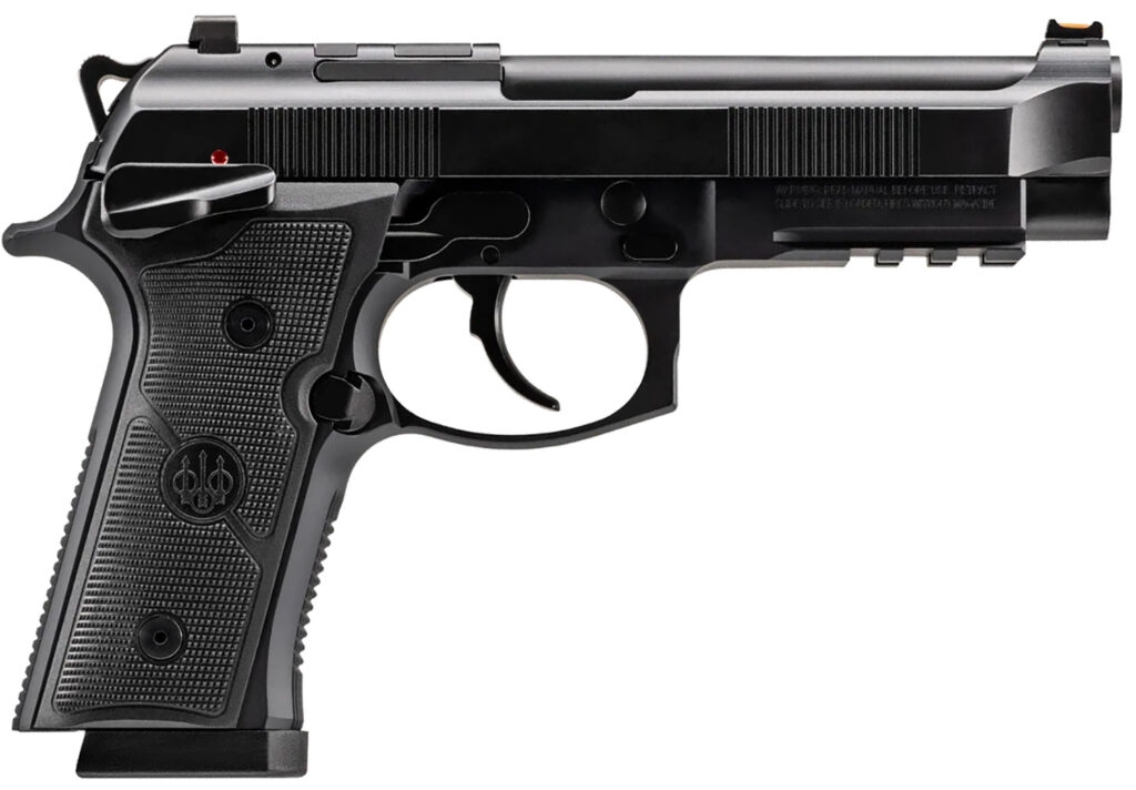 Beretta 92GTS, 9mm Luger Pistol, 4.7" Barrel, Black Anodized, Optics Ready, 15+1 Capacity