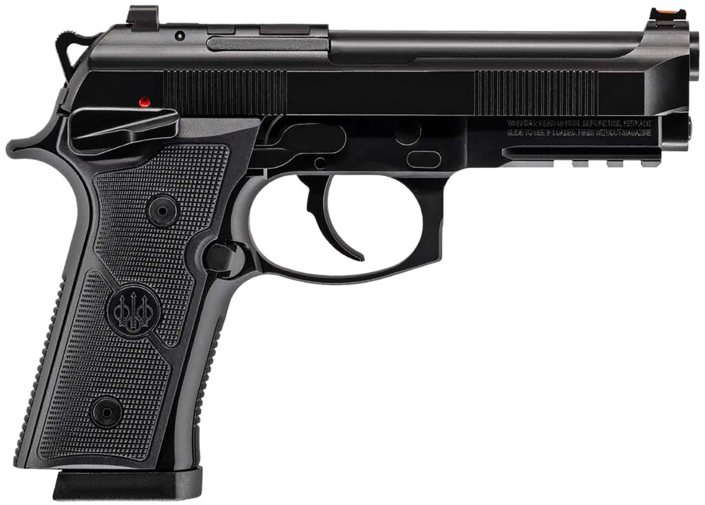 Beretta 92GTS Centurion, 9mm Luger Pistol, 4.25" Barrel, Black Cerakote, Optics Ready, 18+1 Capacity