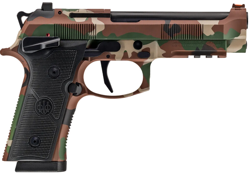 Beretta 92XI Combat SAO, 9mm Luger Pistol, 4.7" Barrel, Battle Dress Uniform Cerakote, 10+1 Capacity