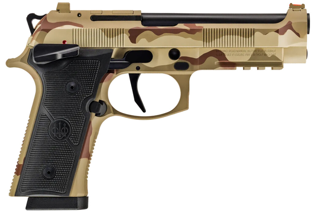 Beretta 92XI Combat SAO, 9mm Luger Pistol, 4.7" Barrel, Desert Combat Uniform Cerakote, 10+1 Capacity