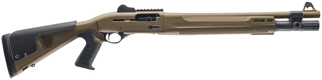 Beretta 1301 Tactical C Mod 2, 12 Gauge Semi-Automatic Shotgun, 18.5" Barrel, 3" Chamber, FDE Synthetic Adjustable-Comb Pistol Grip Stock, 7+1 Capacity
