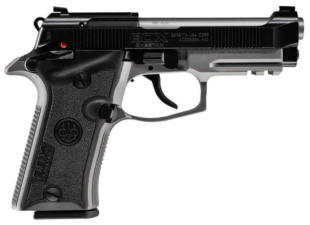Beretta 80X Cheetah, .380 ACP Pistol, 3.9" Barrel, Gray, Optics Ready, 13+1 Capacity