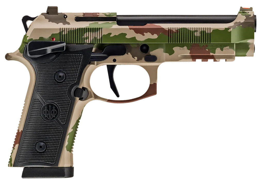 Beretta 92XI SAO, 9mm Luger Pistol, 4.7" Barrel, Vegetato Camo Cerakote, Optics Ready, 10+1 Capacity
